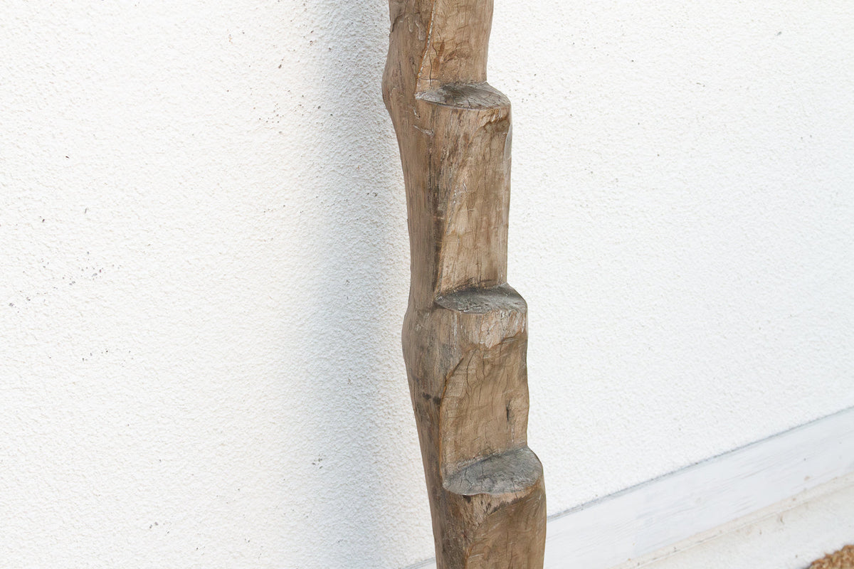 78" Tall Antique African Dogon Ladder