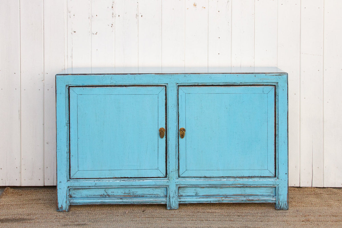 Baby Blue Asian Chic Cabinet