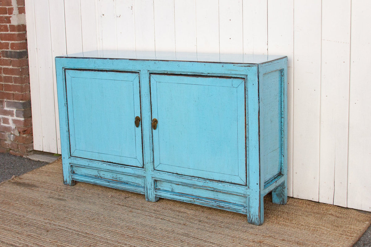 Baby Blue Asian Chic Cabinet