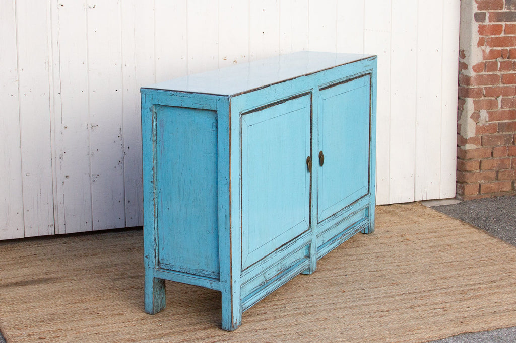 Baby Blue Asian Chic Cabinet