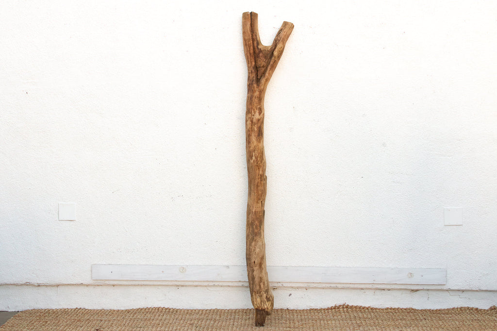 19th Century West African Sun-Bleached Ladder