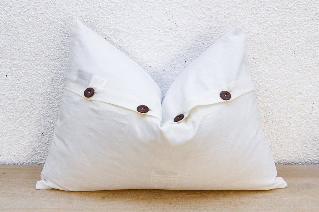 Pace Pumice Lumbar Applique Pillow Cover