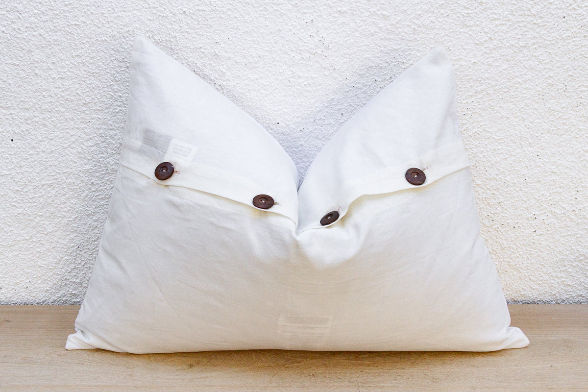 Pace Pumice Lumbar Applique Pillow Cover