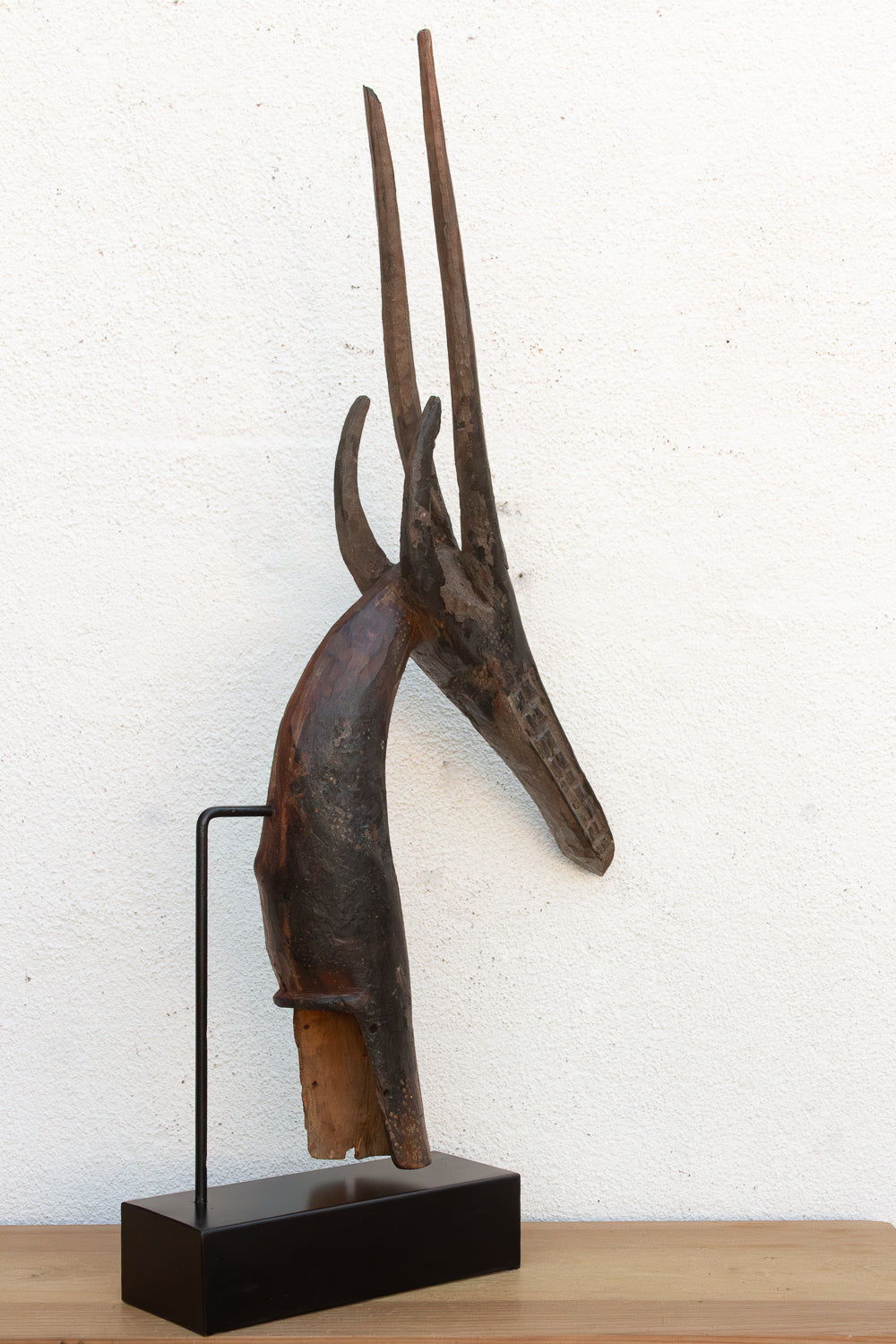 51" Grand Antique Bamana Gazelle Headdress
