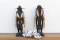 Antique Bamana Jo Society couple on Custom Stand
