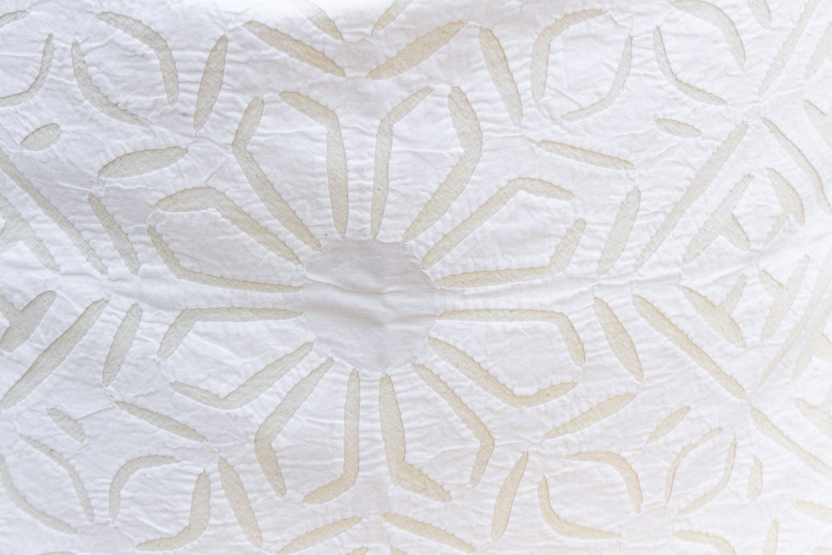 Scabiosa Euro Applique Pillow Cover