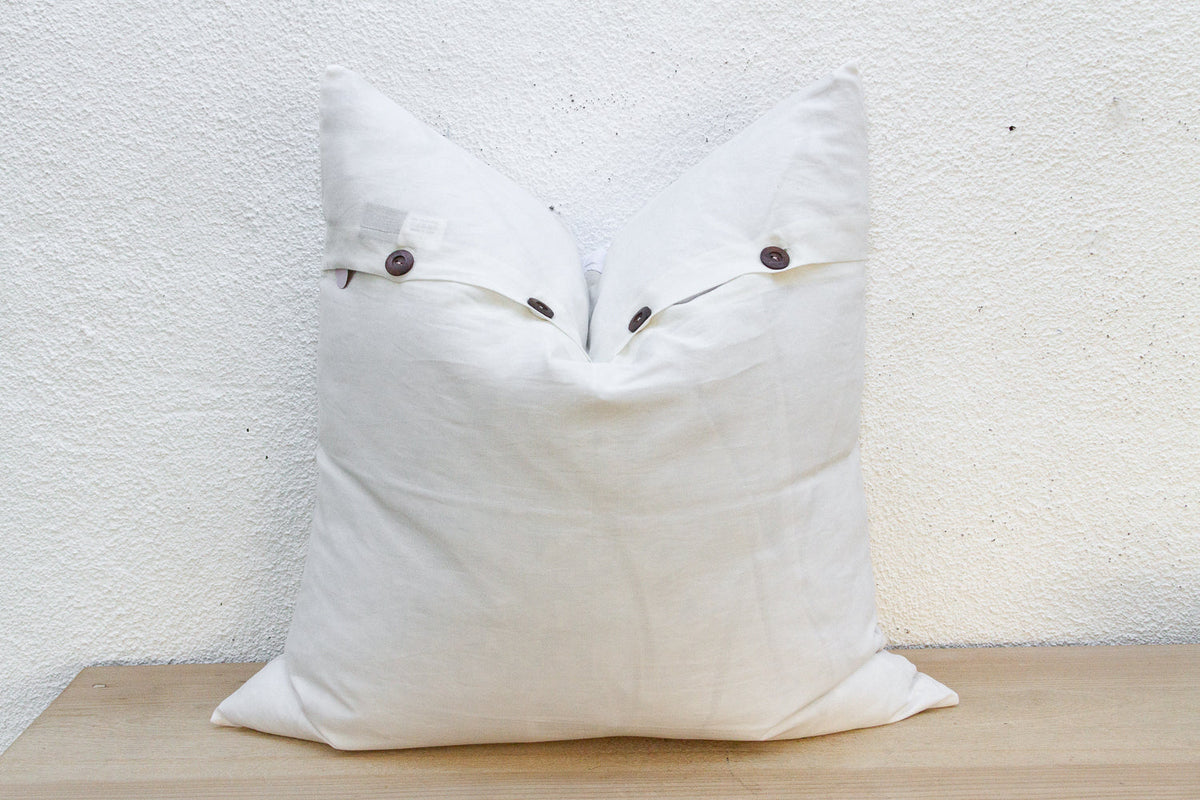 Lilac Euro Applique Pillow Cover