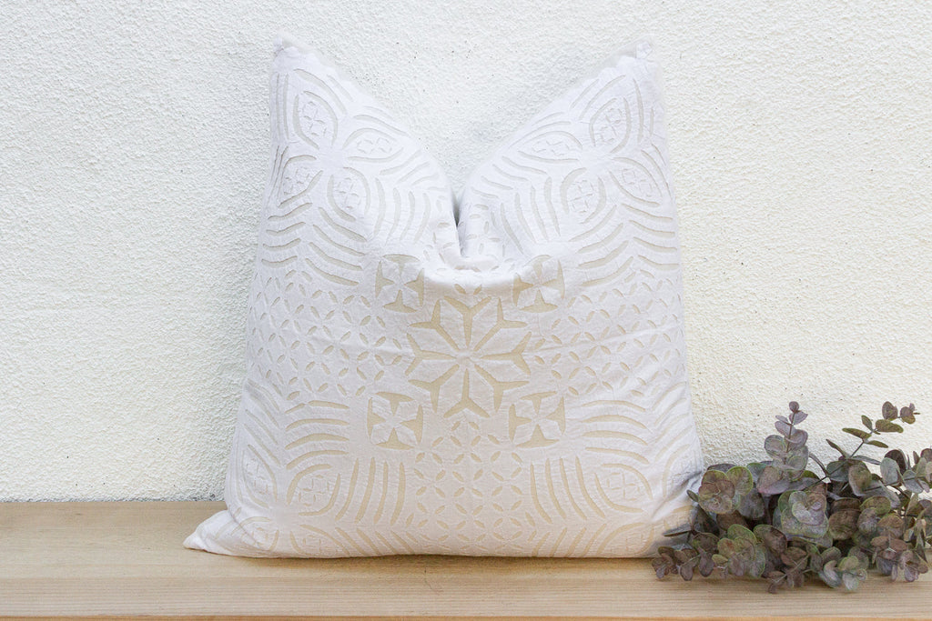 Orchid Euro Applique Pillow Cover