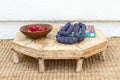 Antique Weathered Wood Indian Bajot