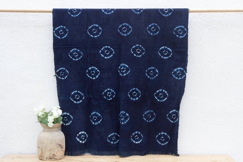 Kente Echo Indigo Mud Cloth