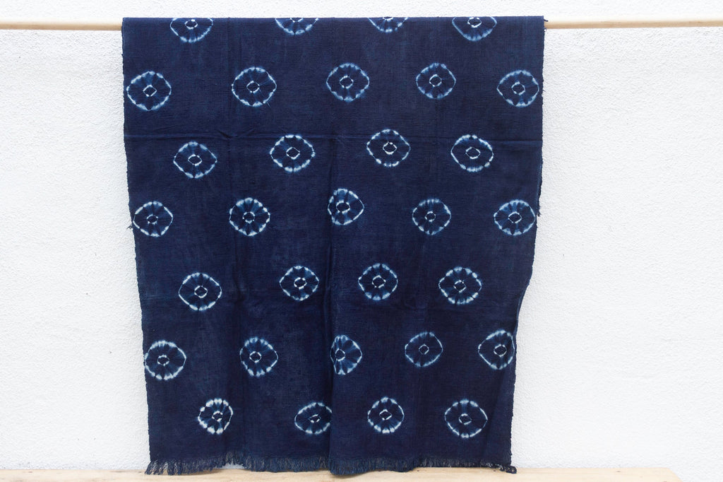 Kente Echo Indigo Mud Cloth