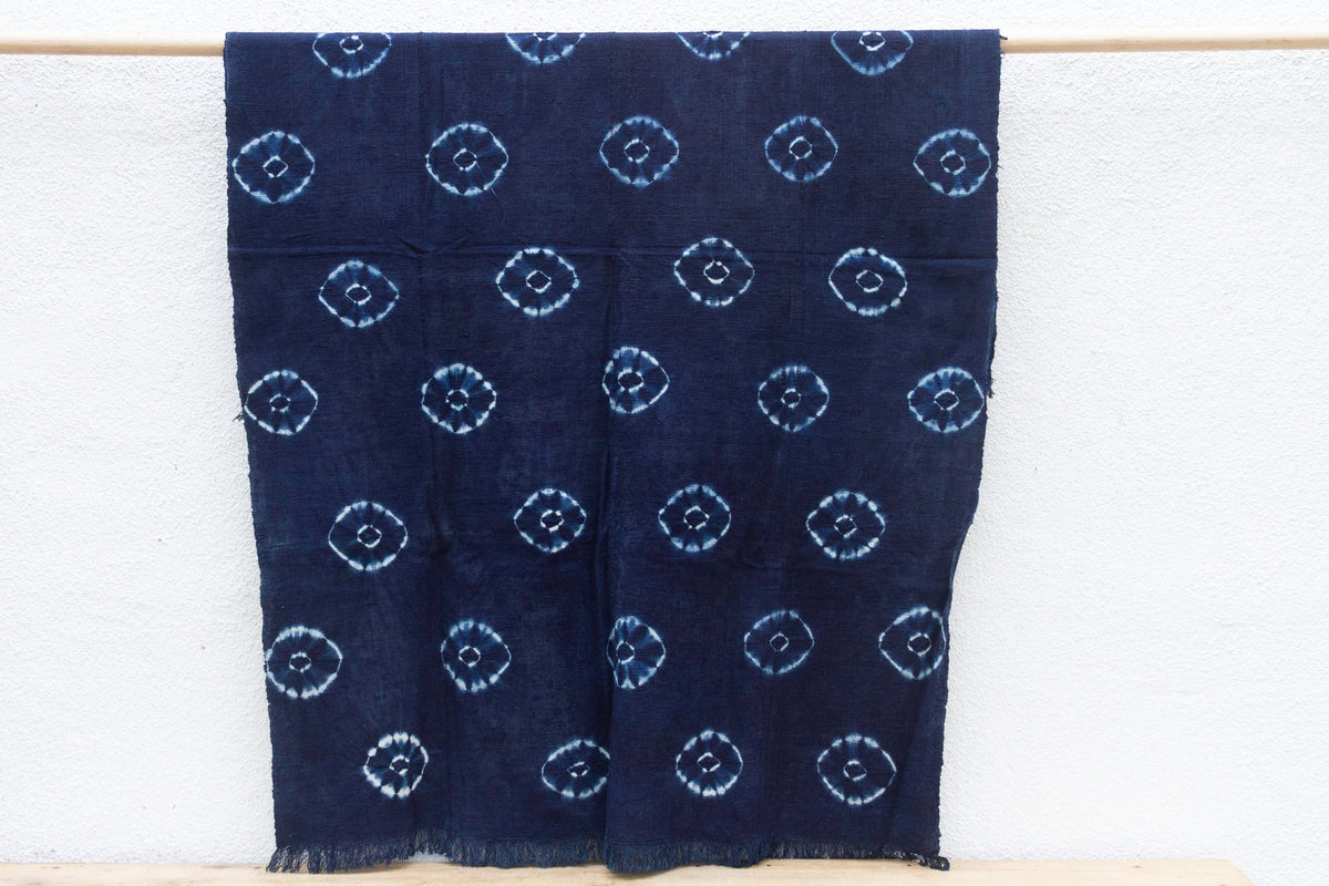 Kente Echo Indigo Mud Cloth