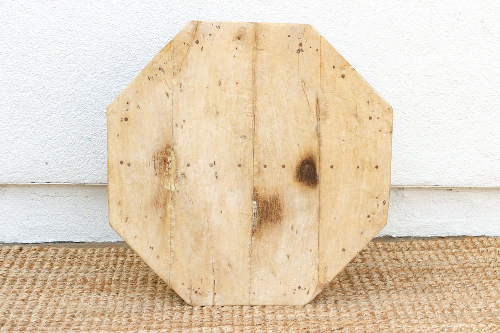 Large Bleached Wood Bajot Table