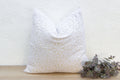 Wheat Glow Euro Applique Pillow Cover