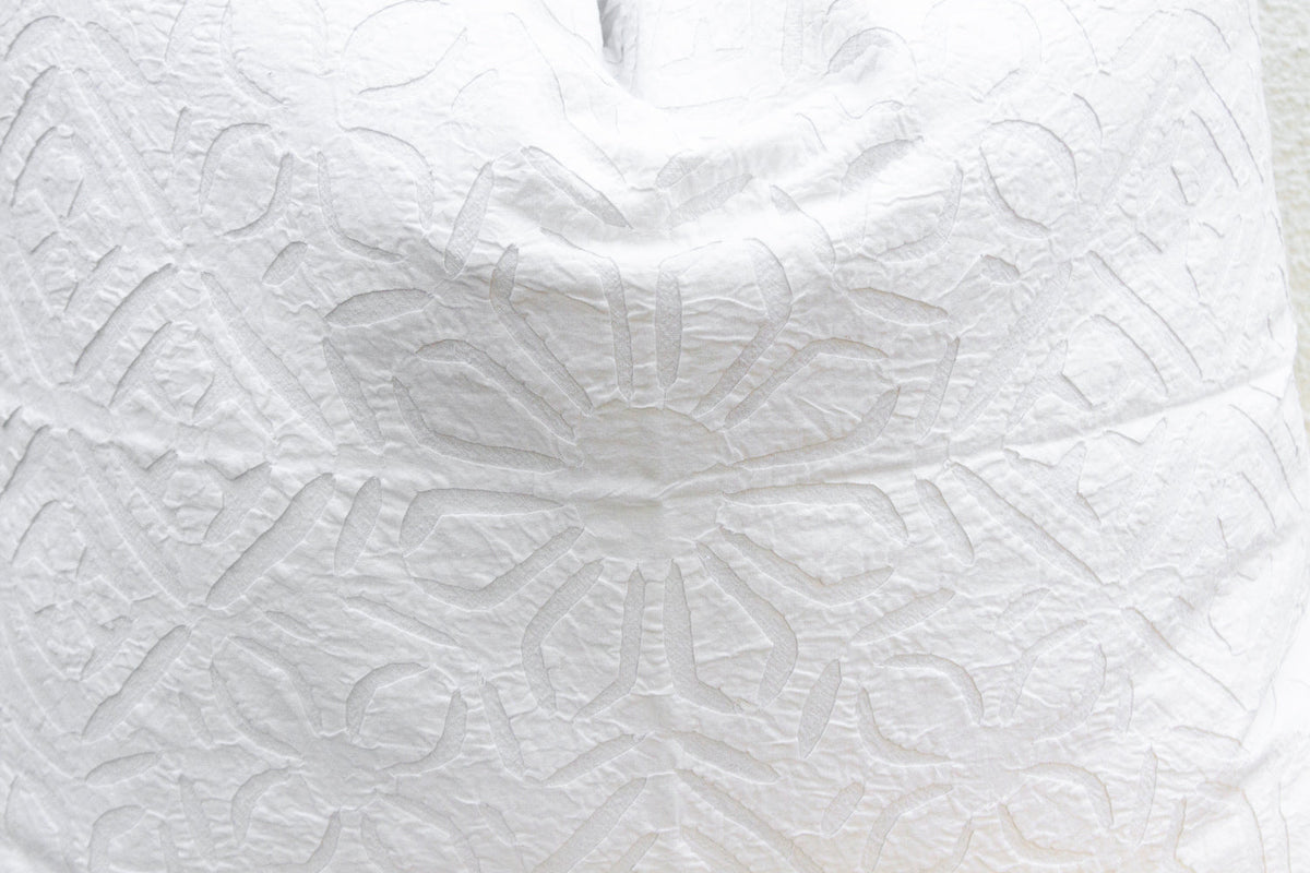 Woven Dawn Euro Applique Pillow Cover