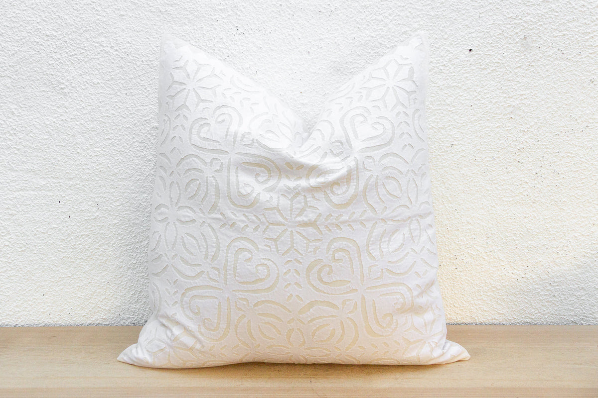 Warm Grain Euro Applique Pillow Cover