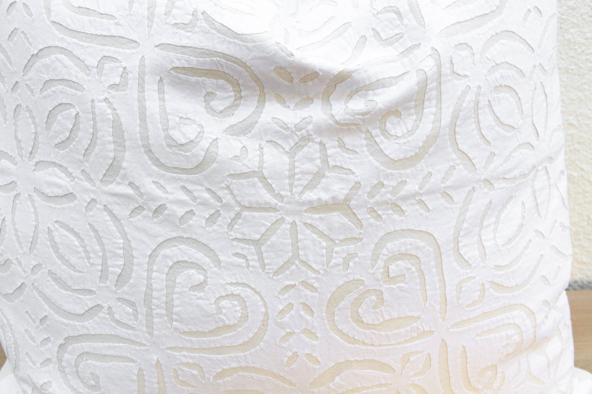Warm Grain Euro Applique Pillow Cover