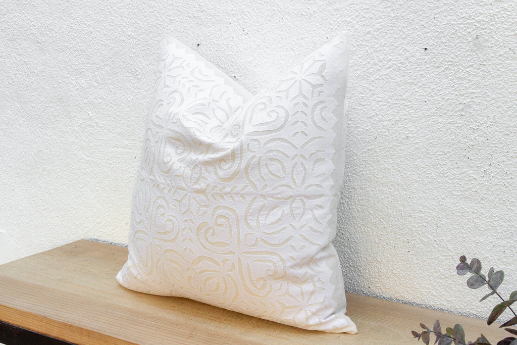 Warm Grain Euro Applique Pillow Cover