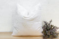 Cream Sol Euro Applique Pillow with Insert