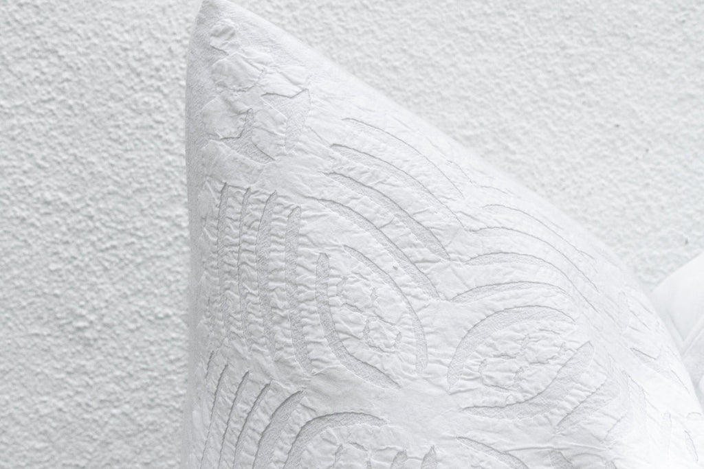 Coastal Large Applique Pillow Cover