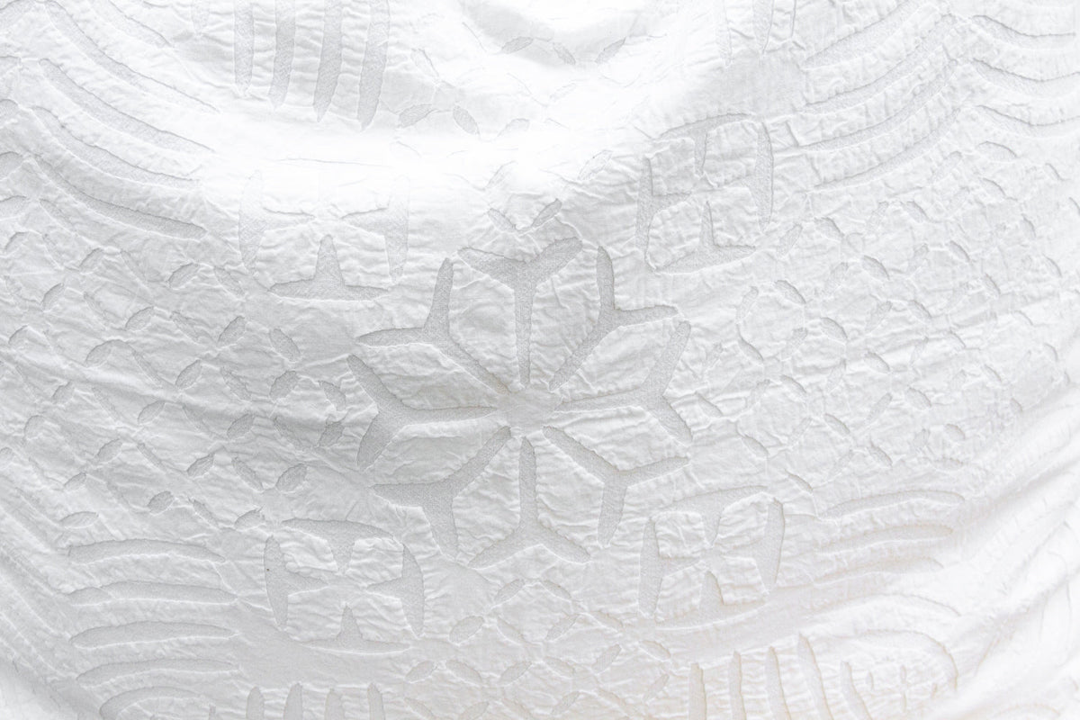 Warm Flax Large Applique Pillow Cover