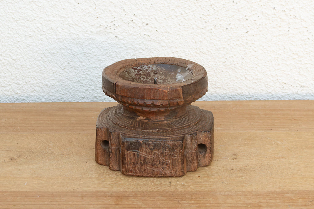 Antique Wood Harvest Indian Seeder
