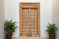 Early 1800's Rajasthan Haveli Lotus Door