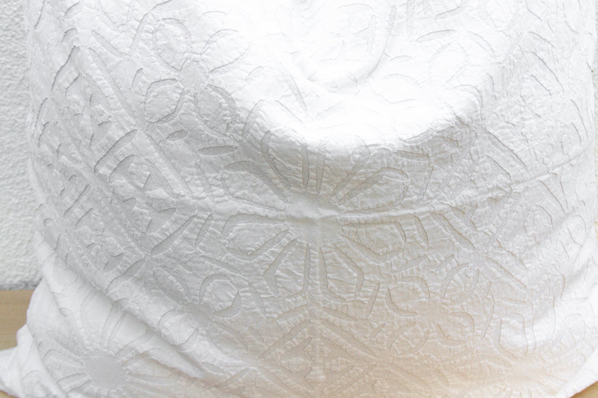 Wisteria Bloom Large Applique Pillow Cover