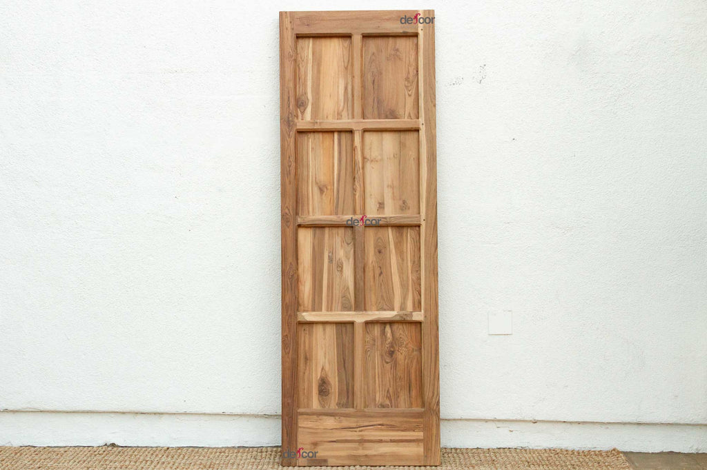 Sleek Portuguese Colonial Sunburst Door