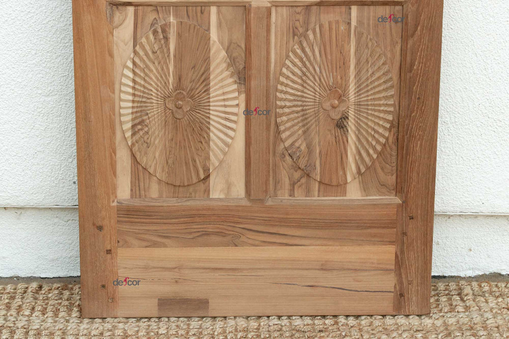 Handcarved Teak Indo-Portuguese Tall Door