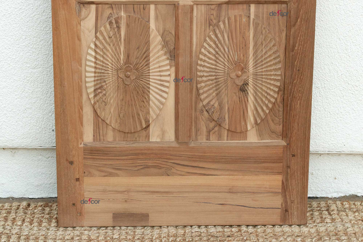 Handcarved Teak Indo-Portuguese Tall Door