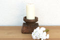 Ancient Oxidized Wood Funnel Seeder