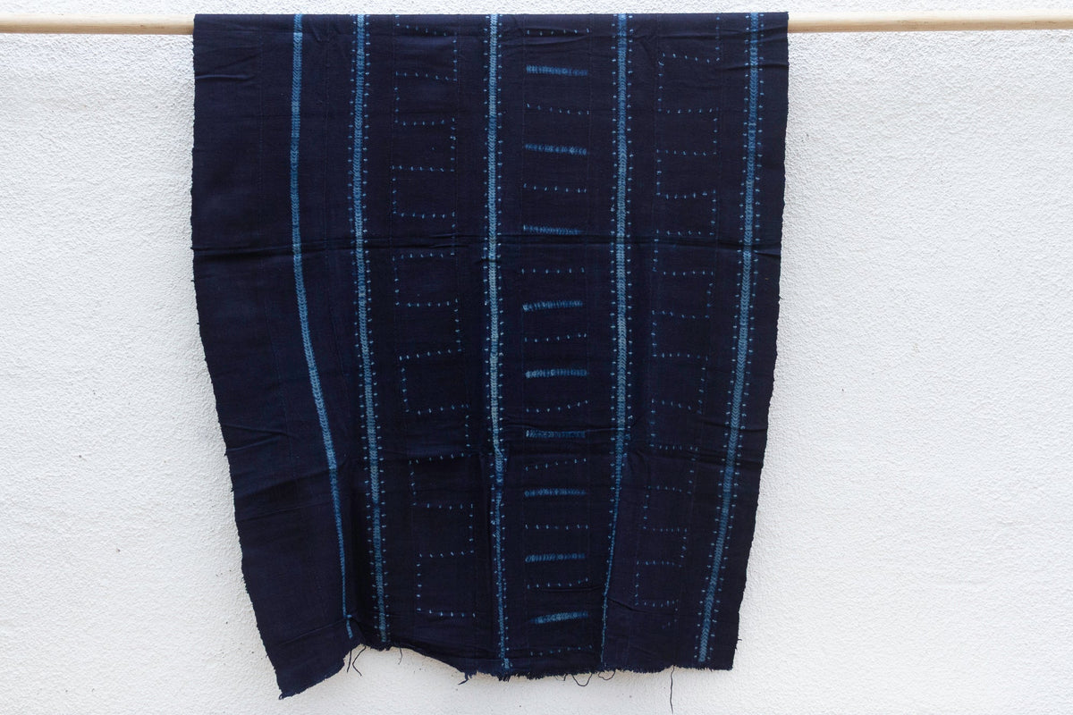 Tribal Fade Indigo Mud Cloth