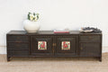 The Floral Archivist, Antique Painted Chinese Kang Cabinet
