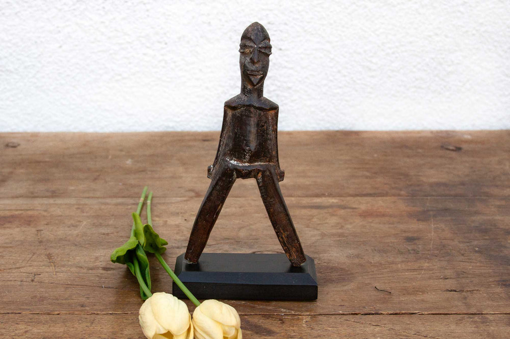 Yoruba Youth's Carved African Slingshot