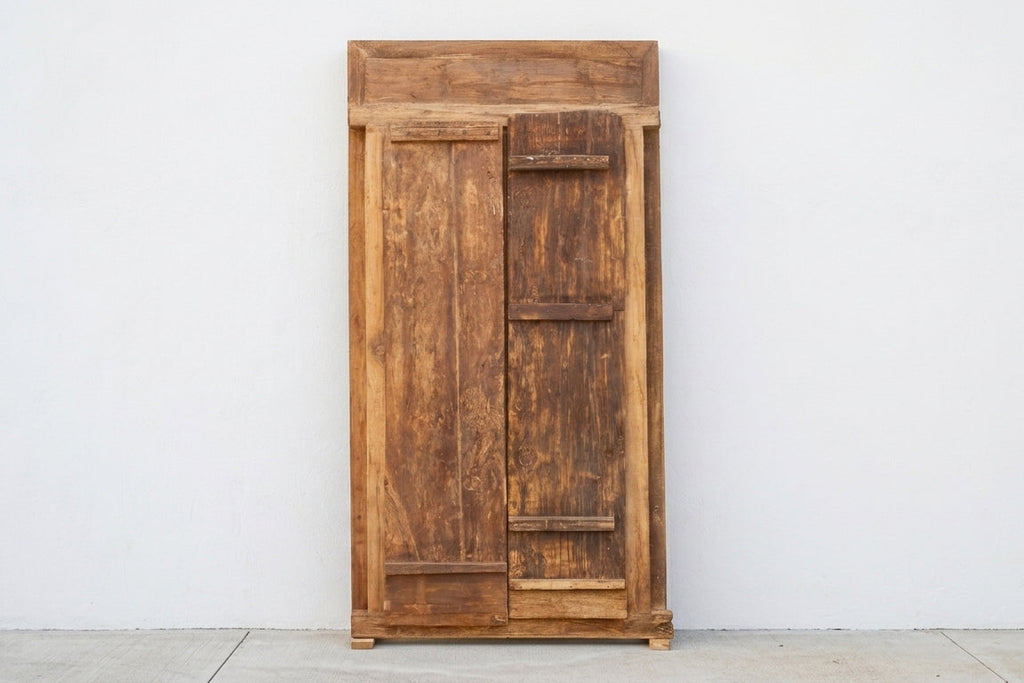Antique Indian Haveli Portal Carved Teak Door