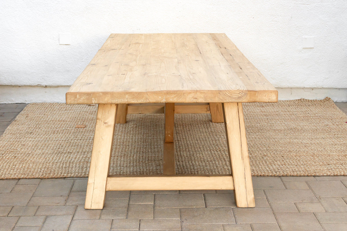 The Grand Tavern, 108" Reclaimed Wood Trestle Table