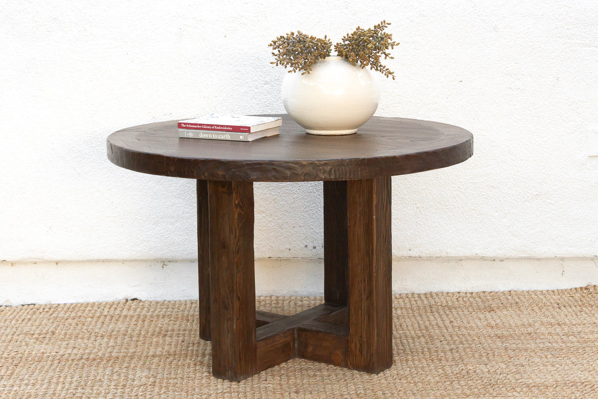 Charming 48" DM Reclaimed Wood Round Table