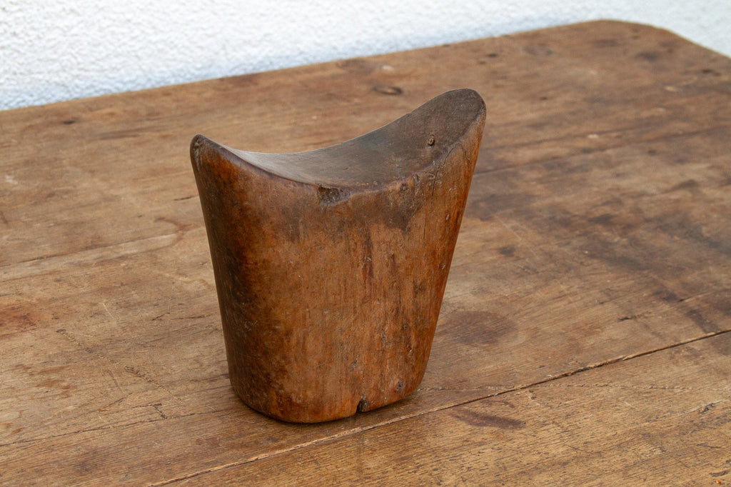 Hawassa Carved Wood African Headrest