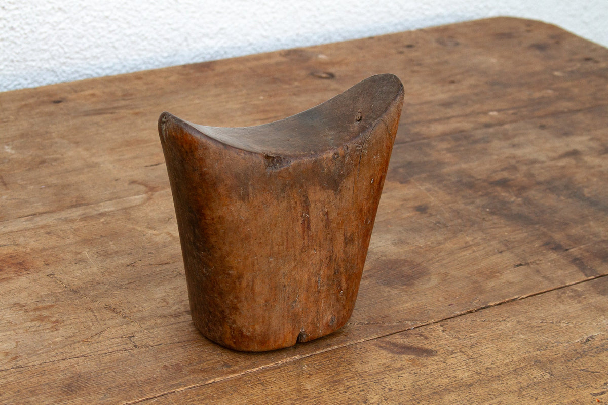 Hawassa Carved Wood African Headrest