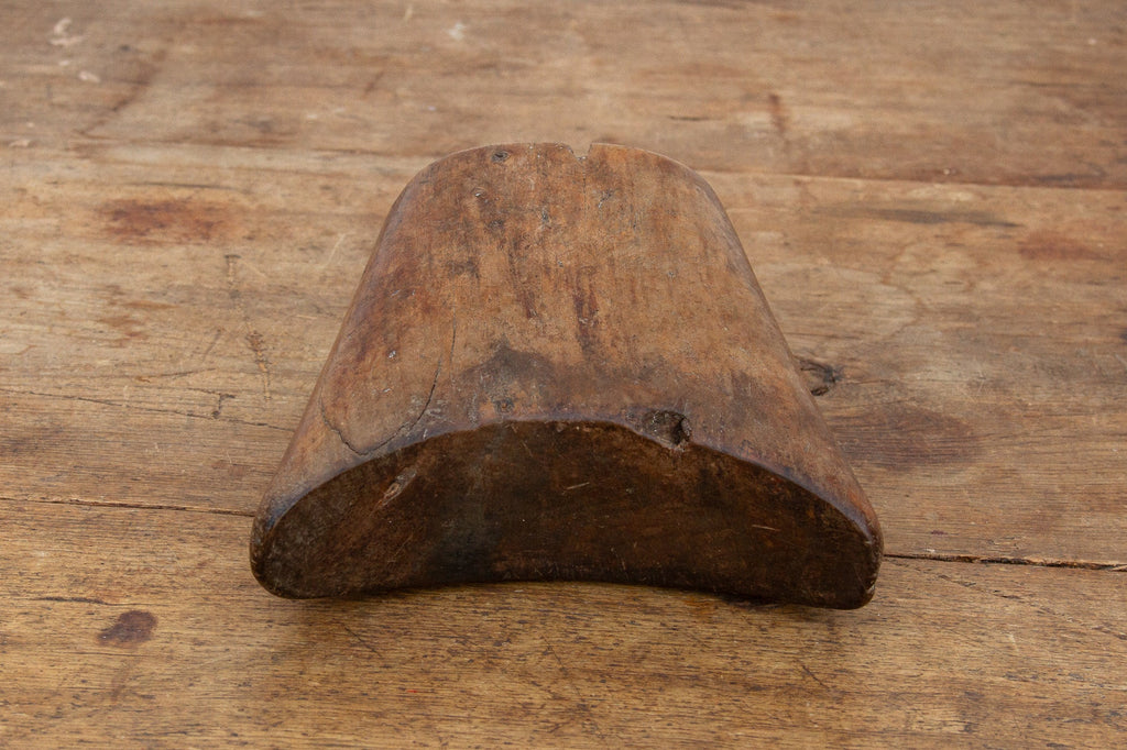 Hawassa Carved Wood African Headrest