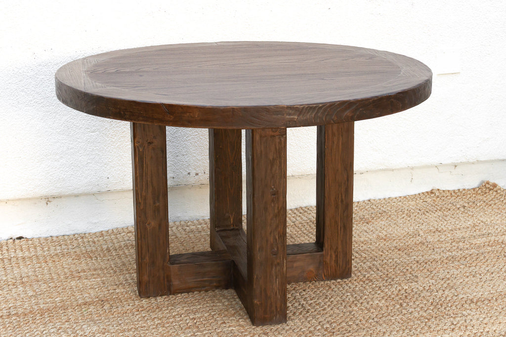Charming 48" DM Reclaimed Wood Round Table