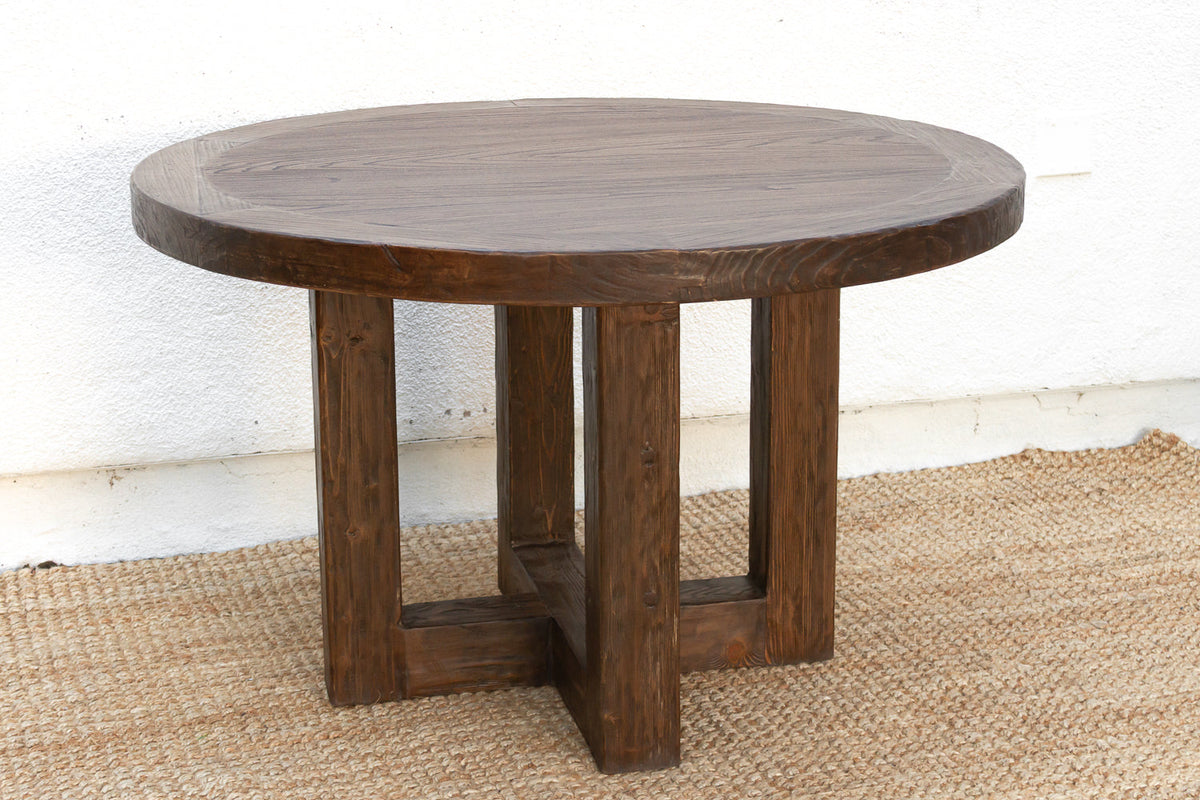 Charming 48" DM Reclaimed Wood Round Table