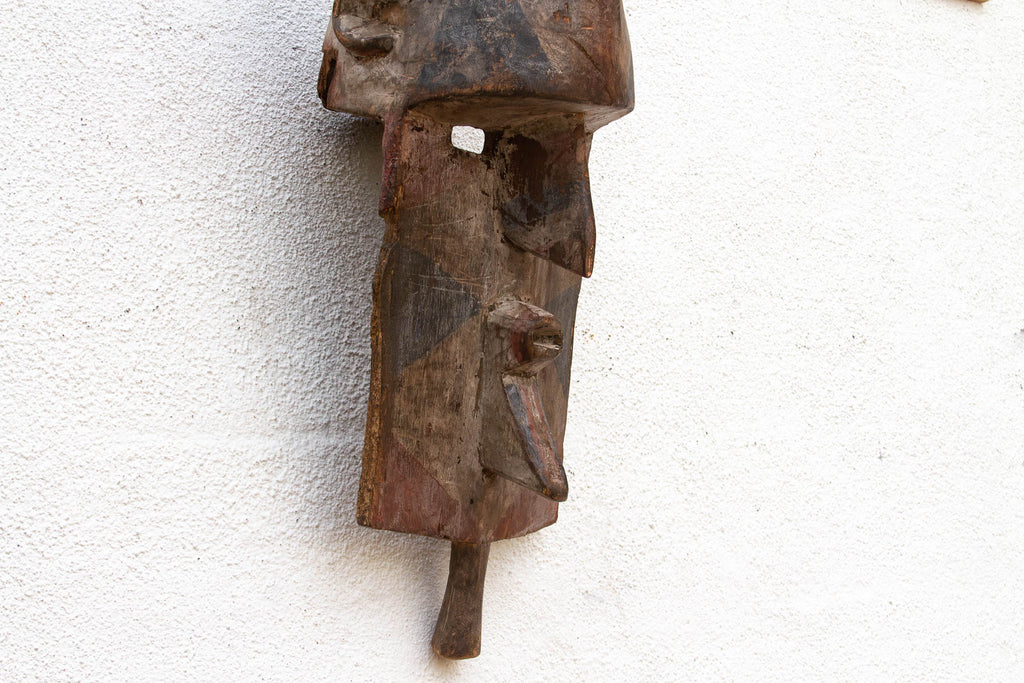 Antique Harned Guardian Bwa Painted Mask