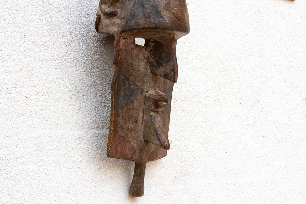 Antique Harned Guardian Bwa Painted Mask