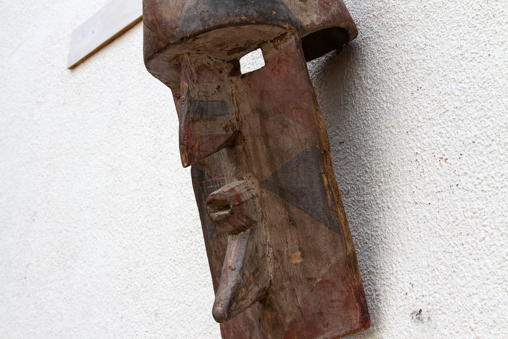 Antique Harned Guardian Bwa Painted Mask