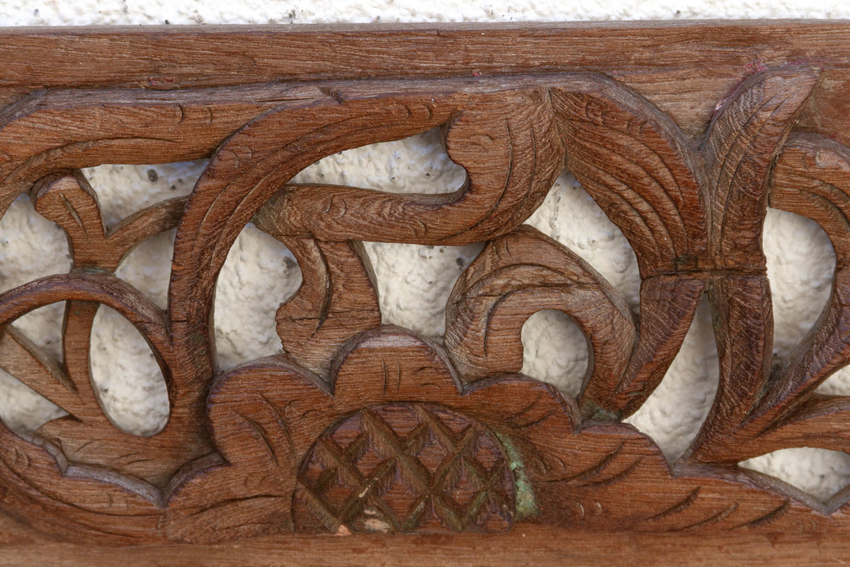 Rustic Botanical Antique Relief Wall Art