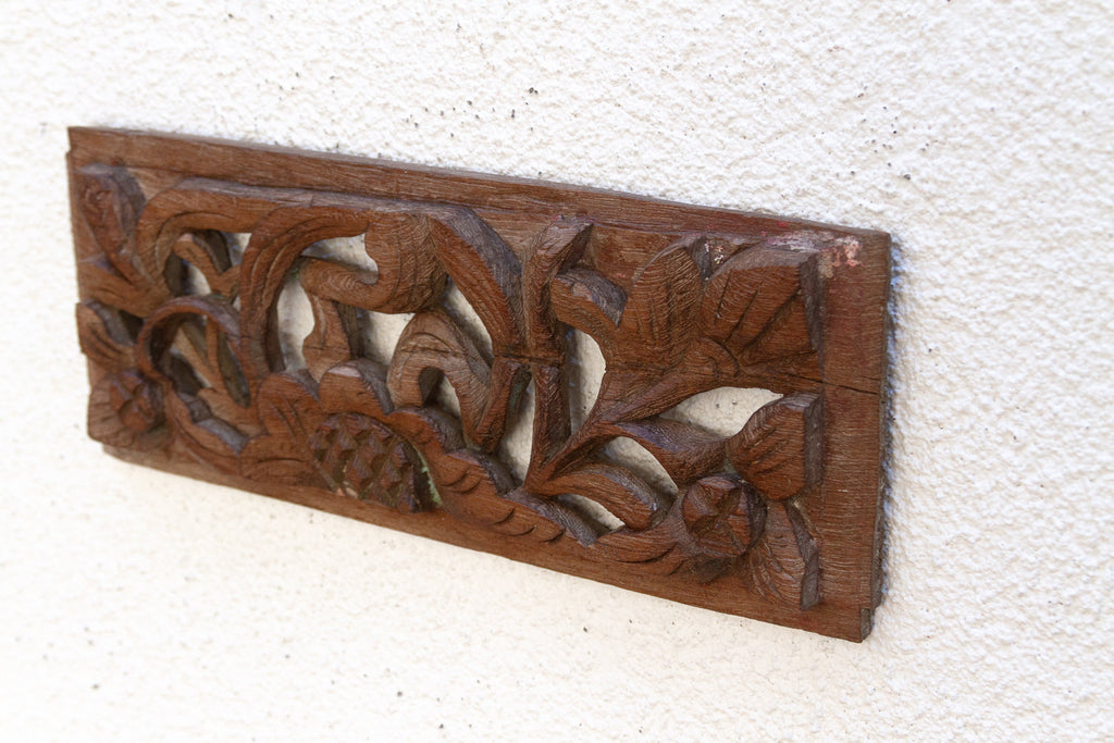 Rustic Botanical Antique Relief Wall Art