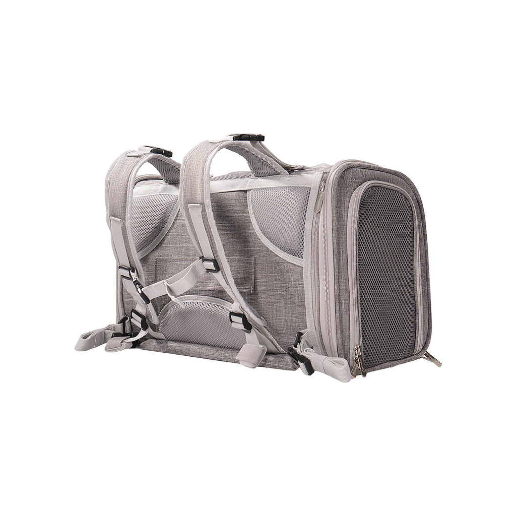 Mr. Peanut's Monterey Series Airline Compliant Horizontal Backpack Pet Carrier