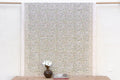 Lys Blanc, Hand Blockprint Cotton Coverlet
